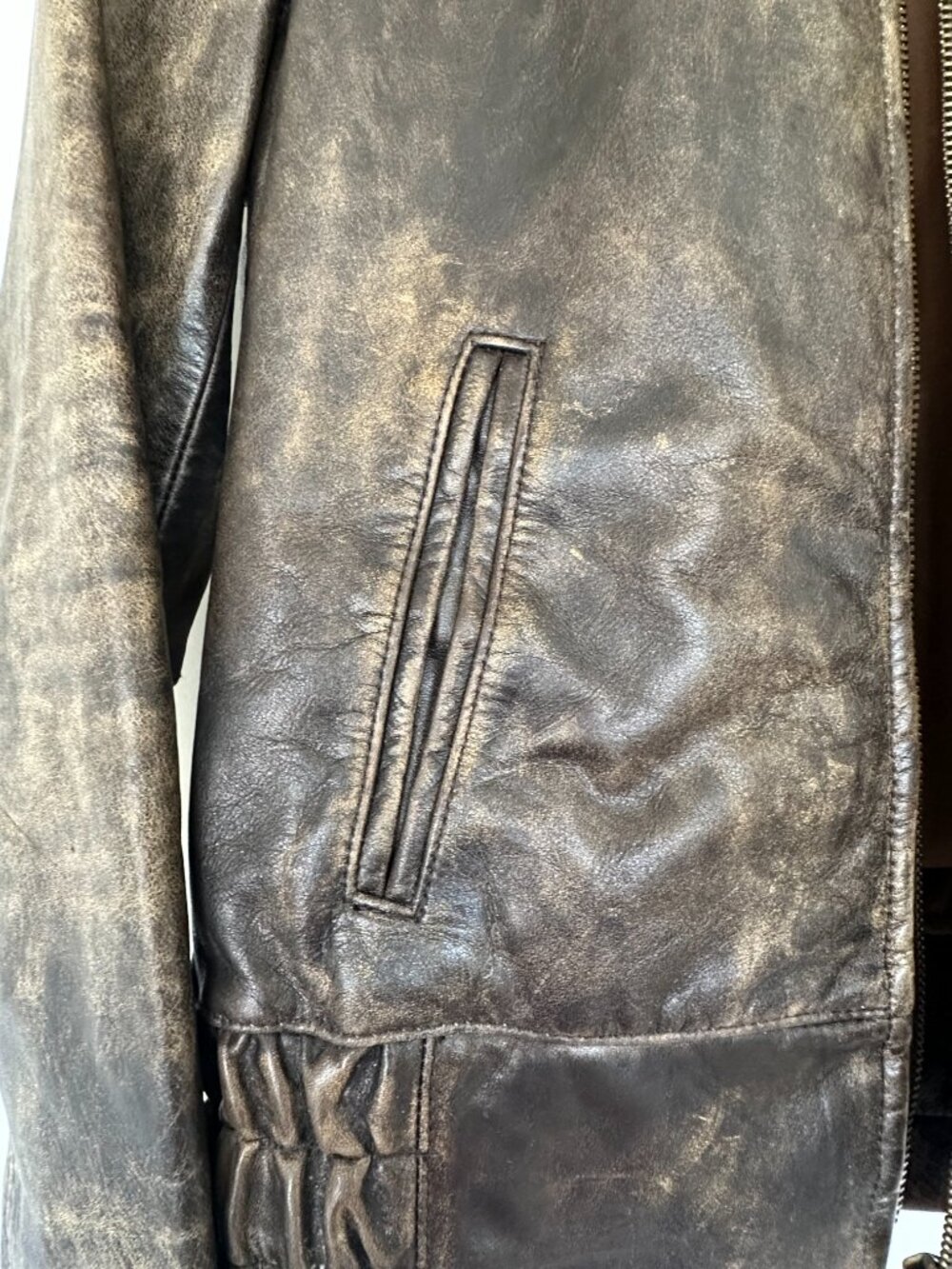 COLLECTOR'S ITEM. Ralph Lauren Vintage Leather Jacket, Small. - Picture 2 of 8